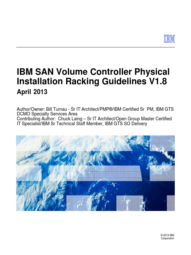 SVC Physical Install Racking Guidelines (15july13) PDF | PDF | Data ...