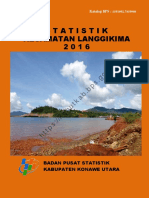 Statistik Daerah Kecamatan Langgikima 2016