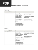 Georgia Milestones Achievement Levels | PDF | Learning | Educational Stages