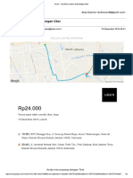 Gmail - Trip Senin Malam Anda Dengan Uber