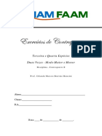 Exercícios Semestrais de Contraponto II Completo PDF