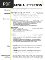 Resume Littleton