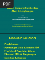 Download Valuasi Ekonomi Sumberdaya Alam Dan Lingkungan by Anita Hafsari Rufaidah SN353092720 doc pdf