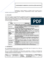 Licenciamento Ambiental de Instalações Náuticas