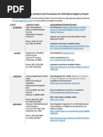 Adam Walsh State Contacts and Procedures for Child Abuse Registry Checks 2017