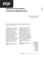 #Significados Das Práticas Corporais No Tratamento Da Dependência Química