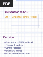 Introduction To Unix: SMTP - Simple Mail Transfer Protocol