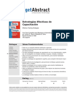 (PD) Documentos - Estrategias Efectivas de Capacitacion PDF