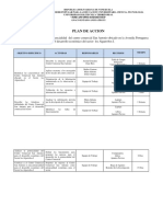 PLAN DE ACCION Centro Comercial