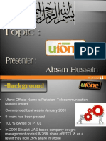 BC2 Presenstation (UFONE) - Ahsan Hussain