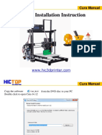 Cura For HICTOP 3D Printer Beginner