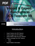 ICS Telecom Import Export Functions PDF