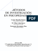 Metodos de Investigacion en Psicopedagogia 