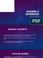 Ahorro e Inversión