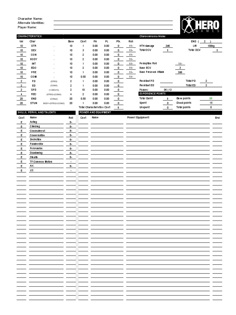Hero System 5th Edition Bestiary