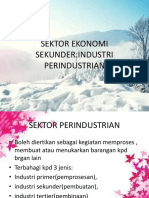 Sektor Ekonomi Sekunder