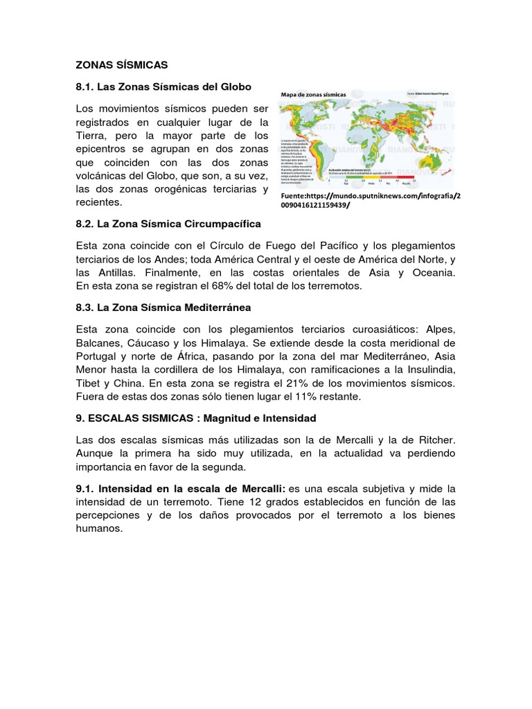 Zonas Sísmicas y Terremotos en Perú | PDF | Temblores | Perú