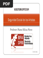 Seguridad Social de Los Artistas(1)