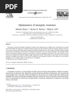 Optimization of Tensegrity Structures by Masic, Skelton, Gill