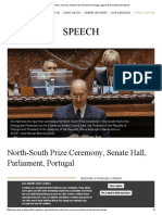 North-South Prize Ceremony, Senate Hall, Parliament, Portugal _ Aga Khan Development Network