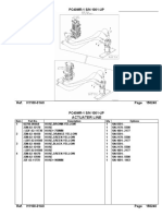 PC40MR-1 S/N 1001-UP Actuater Line Parts List