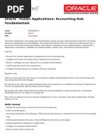 Fusion Applications Accounting Hub Fundamentals
