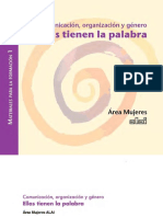 Ellas tienen la palabra - Comunicación, organización y género