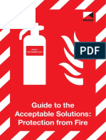 Guide To The Acceptable Solutions Protection From Fire