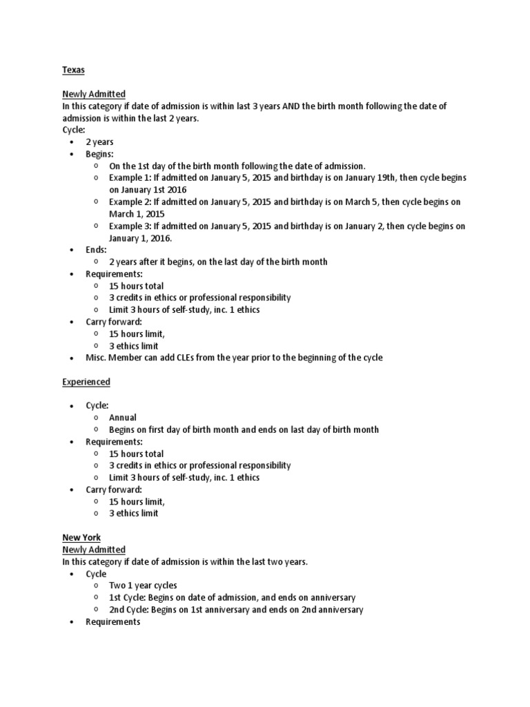 CLE Requirements PDF Government Information Vocational Education