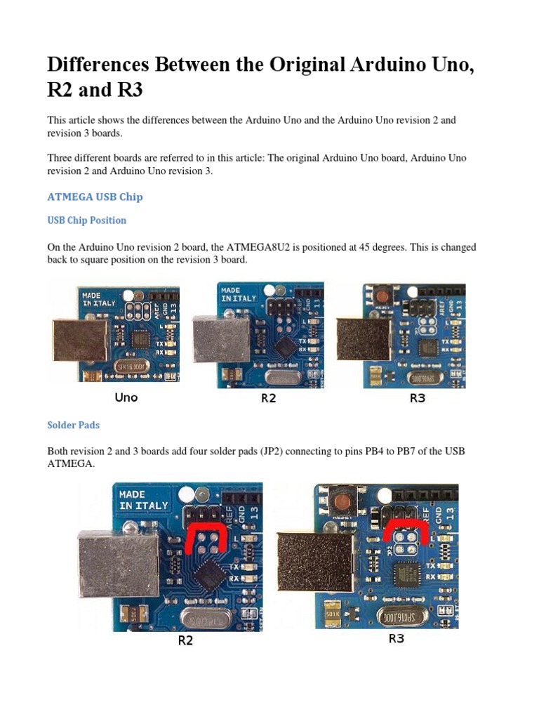 Differences Between the Original Arduino Uno | Arduino | Electrical ...