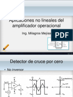 Aplicaciones No Lineales Del Amplificador Operacional PDF