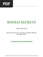 Bonsai Secrets