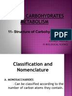 UNIT III-Carbohydrates Metabolism