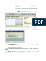 How To Export Data From SAP To Excel PDF