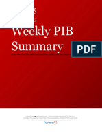 Weekly Pib Summary
