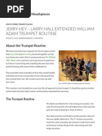 Jerry Hey & Larry Hall Extended Adam Routine For Trumpet