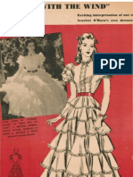 Scarlett O'Hara's Hollywood Dress Pattern, Glamour Magazine 1940