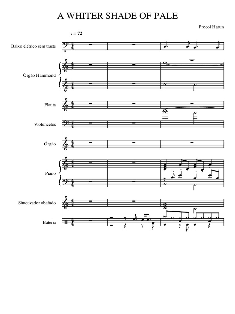 Paroles De A Whiter Shade Of Pale A Whiter Shade of Pale | Musical Instruments | Music Technology