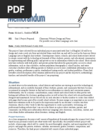 Download Website Project Proposal Memorandum by Michael Bashford SN35317306 doc pdf
