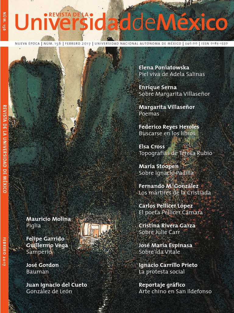 REVISTA DE LA UNIVERSIDAD DE MÉXICO NÚM 156 FEBRERO 2017 UNAM.pdf