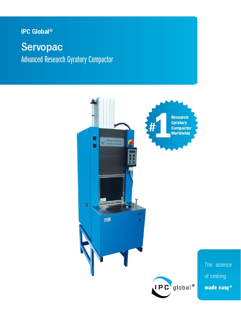 Servopac Gyratory Compactor | PDF | Control Theory | Actuator