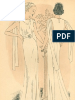 Lanvin Evening Dress, McCall Style New 1936