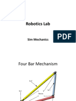 Four Bar Mechanism Sim Mech