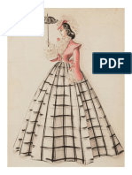 Walter Plunkett Costume Design Scarlett O'Hara "Gone With The Wind" 1939