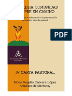 III Carta Pastoral La Iglesia en Camino