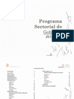 Programa Sectorial de Gobierno 2013-2018