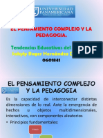 El Pensamiento Complejo y La Pedagogia