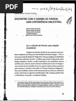 Encontro Com o Samba Da Pareia - Uma Experiência Ancestral