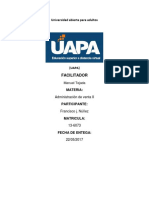 Tarea 3 Administracion de Venta II