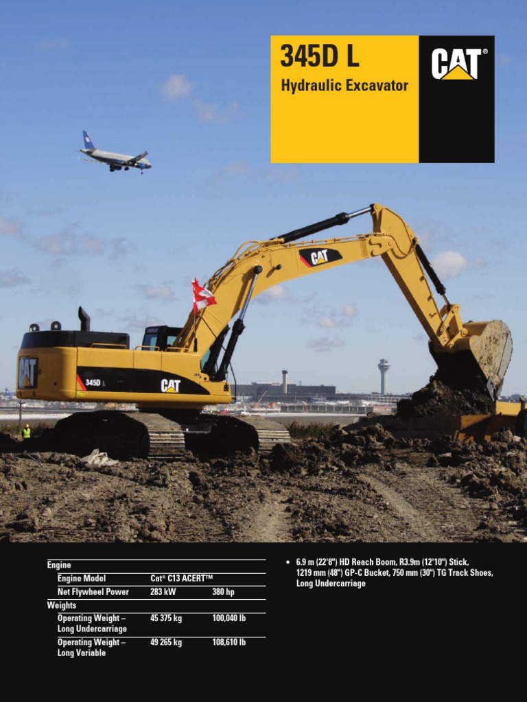 その他 CAMBO light boom Hydraulic Excavator 345D L CAT PDF | PDF